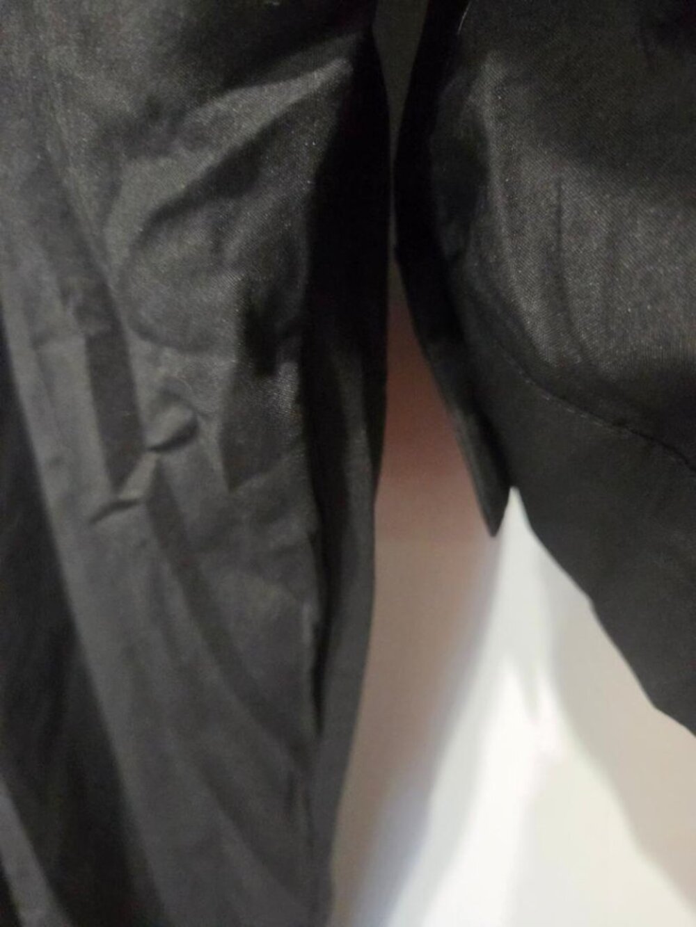 UOOZEE Polo Collar Black A-Line Swing Skirt Maxi Dress with Pockets Sz L/XL NWT - Picture 12 of 15